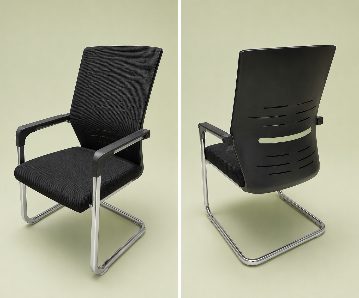 Fiber back visitor chair
