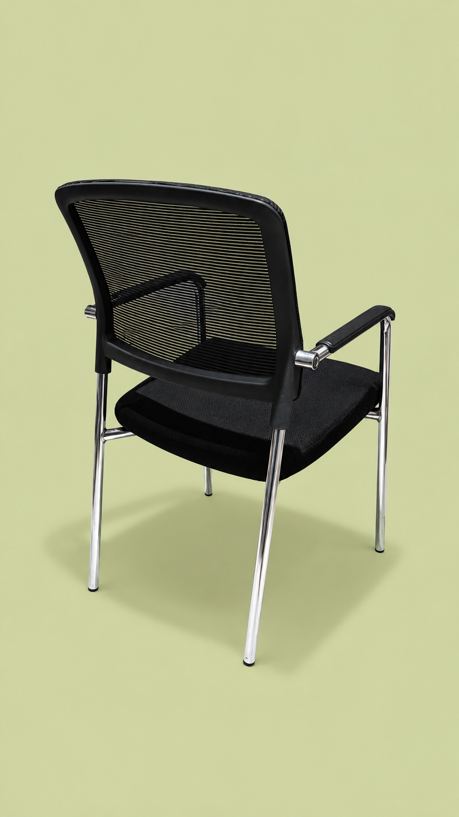 Sleek handle visitor chair