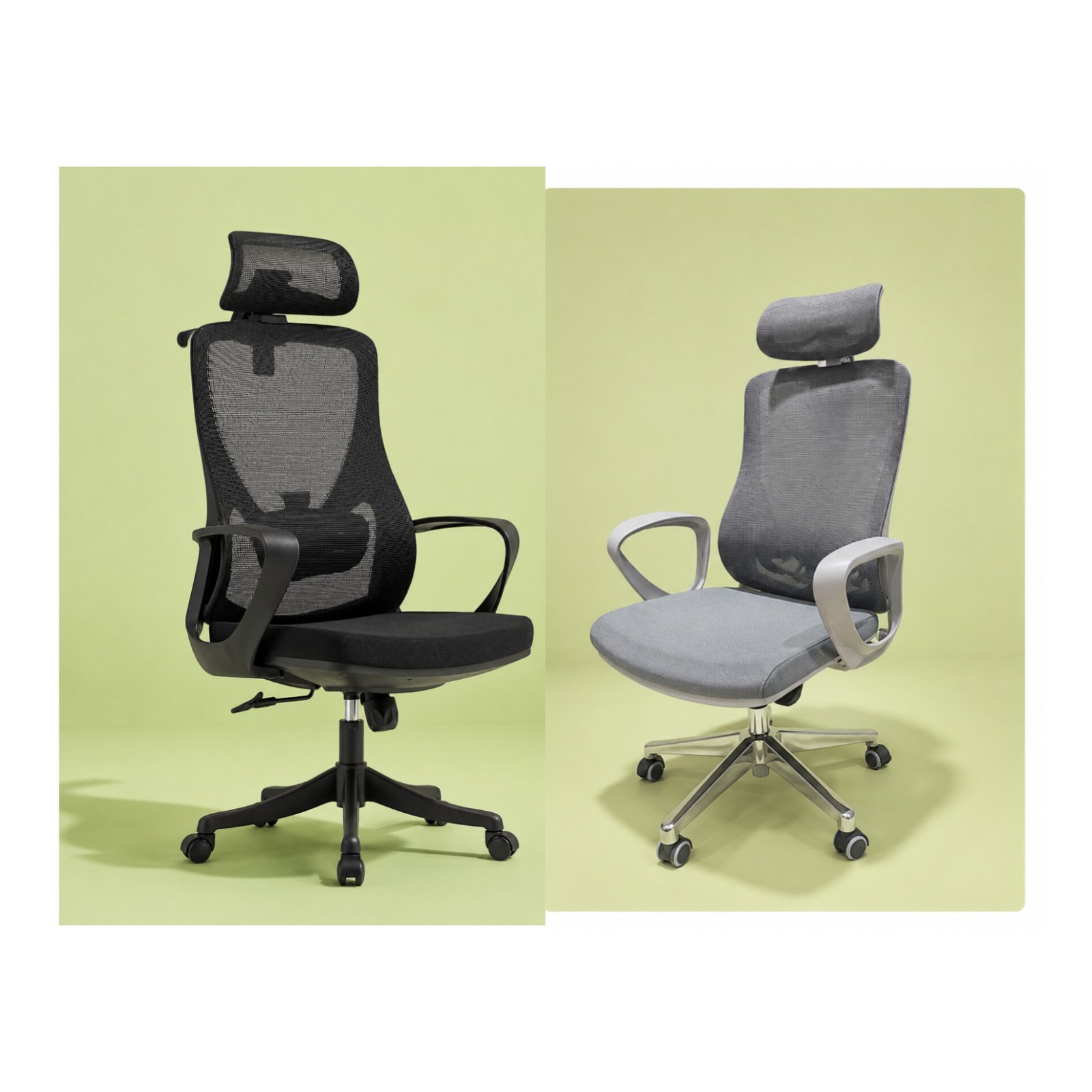 Sleek head rest flip model