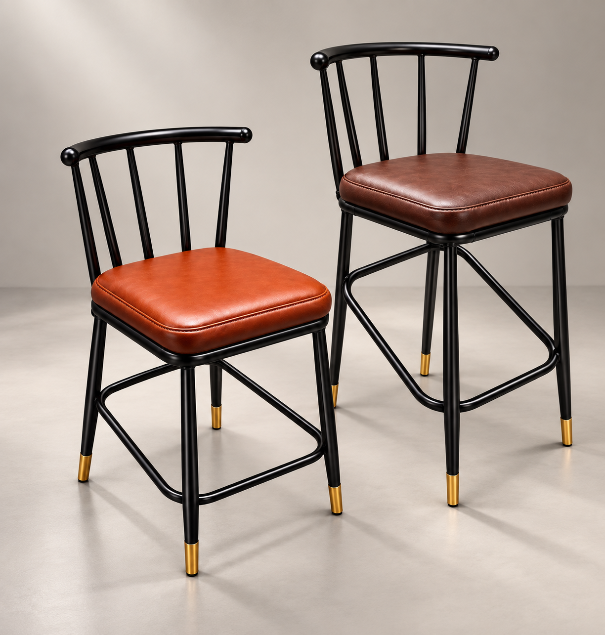 Metal chairs