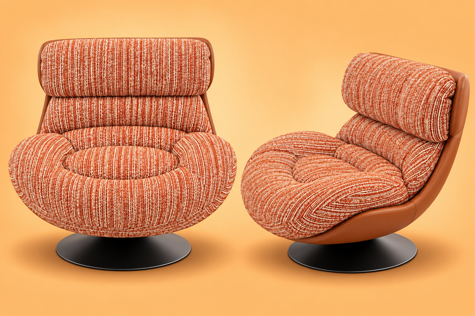 Leisure chairs goal fabric leather