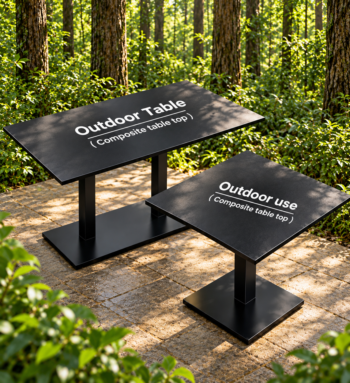 Composite top tables 2ft | 4ft ( outdoor use)