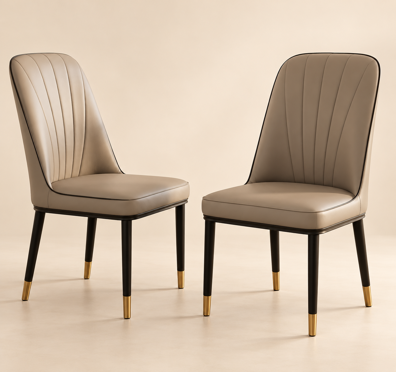 Leather dining chair sk