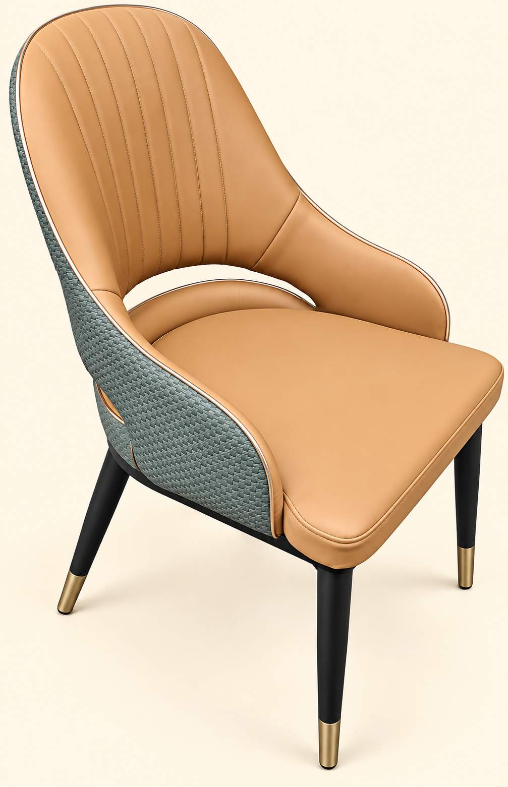 Dual chair leather