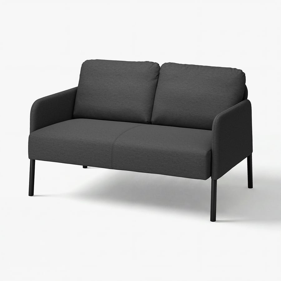 Metal Frame 3 Seater Sofa