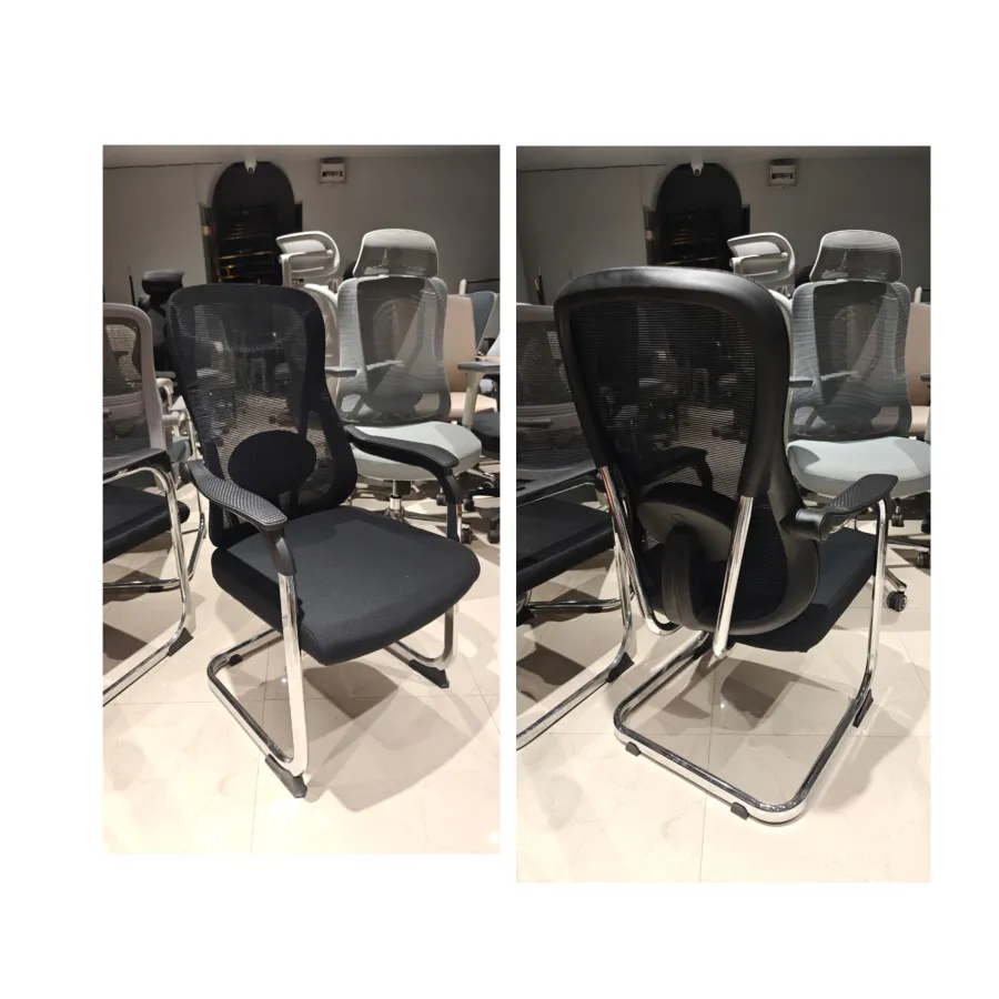 Visitor chair ss back plus