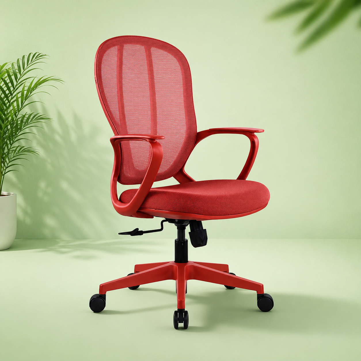 Revolving chair medium back